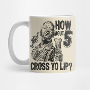 BLACKOUT - SANFORD AND SON CROSS YO LIP BLACK Mug